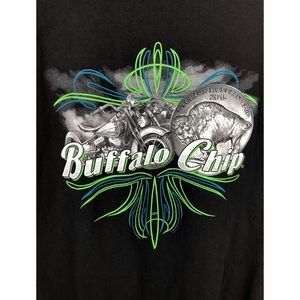Sturgis Buffalo Chip 2015 Black T-Shirt Size 2XL